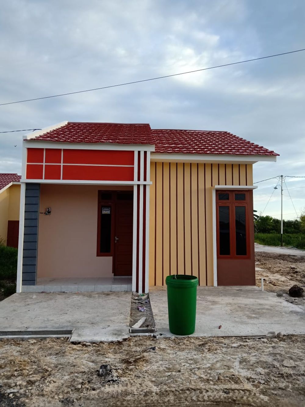 foto tampak rumah tipe 36 SUBSIDI perumahan Belitung island residence