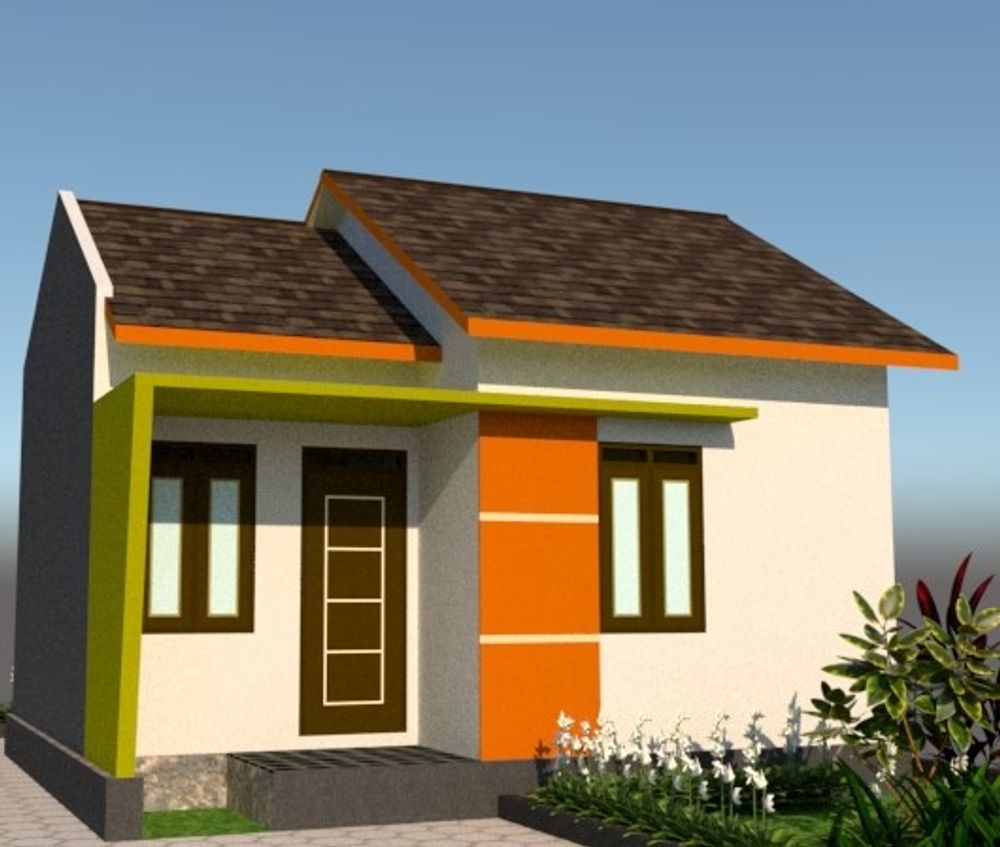 foto tampak rumah tipe T36FLPP perumahan GREEN MELATI