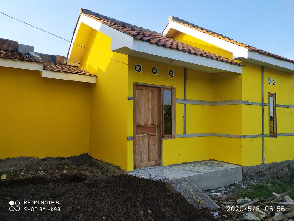 foto tampak rumah tipe 32/60 perumahan Troso Baru