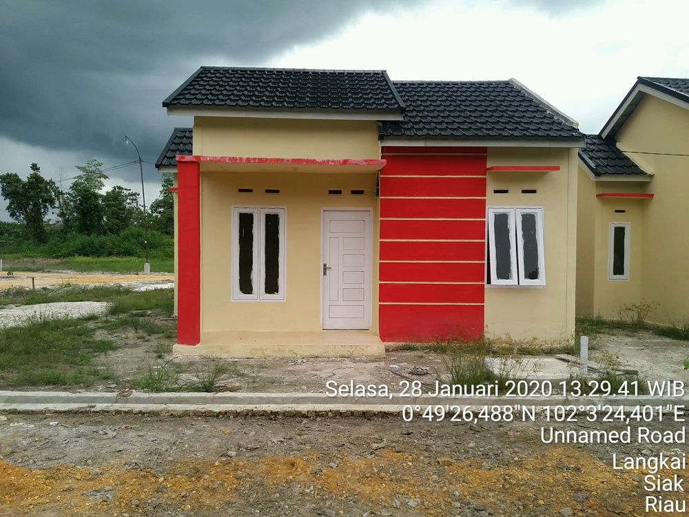 foto tampak rumah tipe Subsidi perumahan Griya Astana 