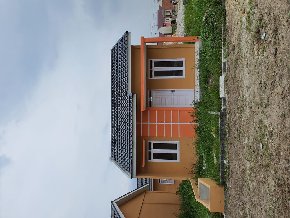 foto tampak rumah tipe RSH 36/108 m2 perumahan Ufaira residence 3
