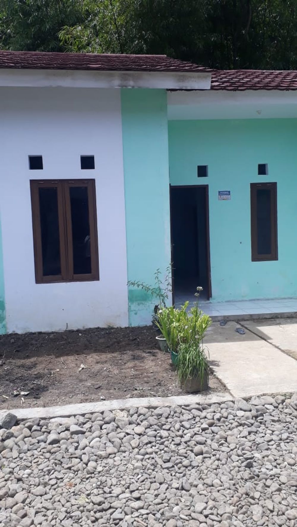 foto tampak rumah tipe 36 perumahan Graha Palma