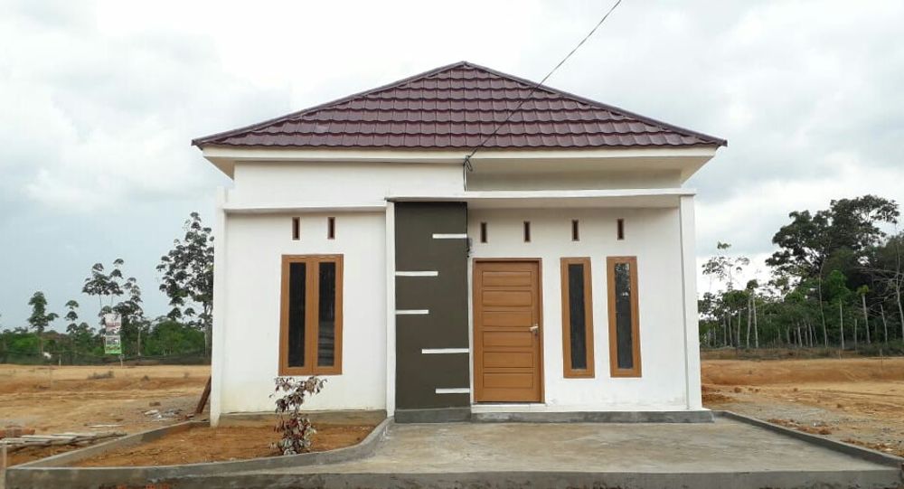 foto tampak rumah tipe RS TAPAK perumahan SINAR RAYA 36