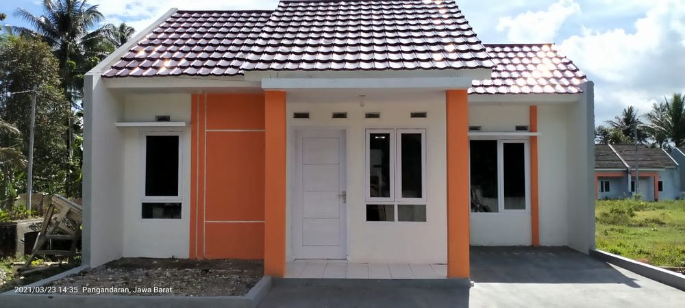 foto tampak rumah tipe 36/72 perumahan Puri Mutiara Residence 2
