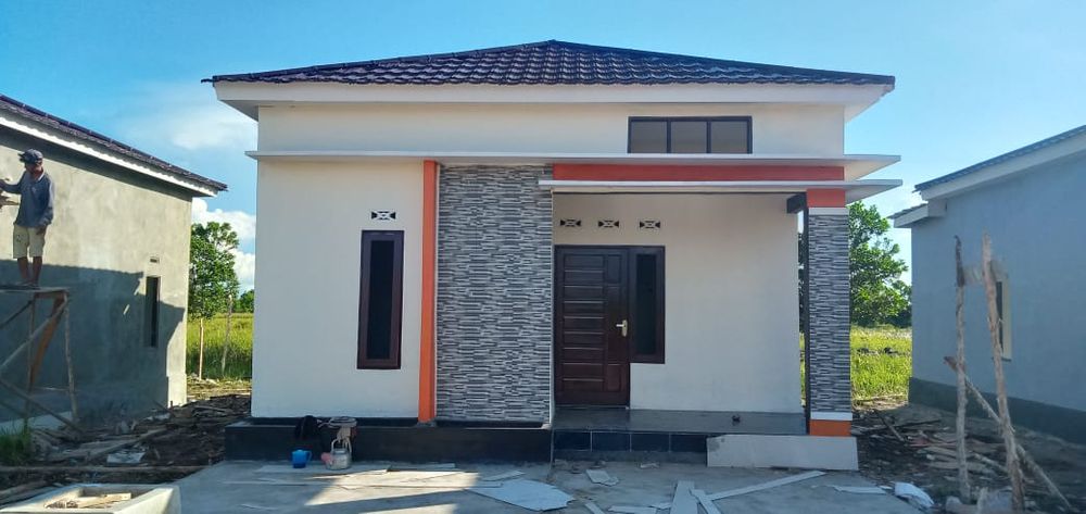 foto tampak rumah tipe 36 perumahan Grand Mahardika Residence 2