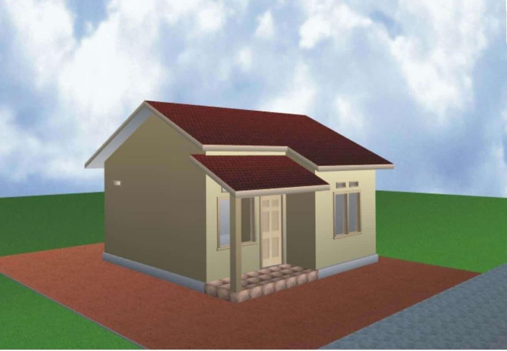 foto tampak rumah tipe tapak perumahan Persada indah bersaudara