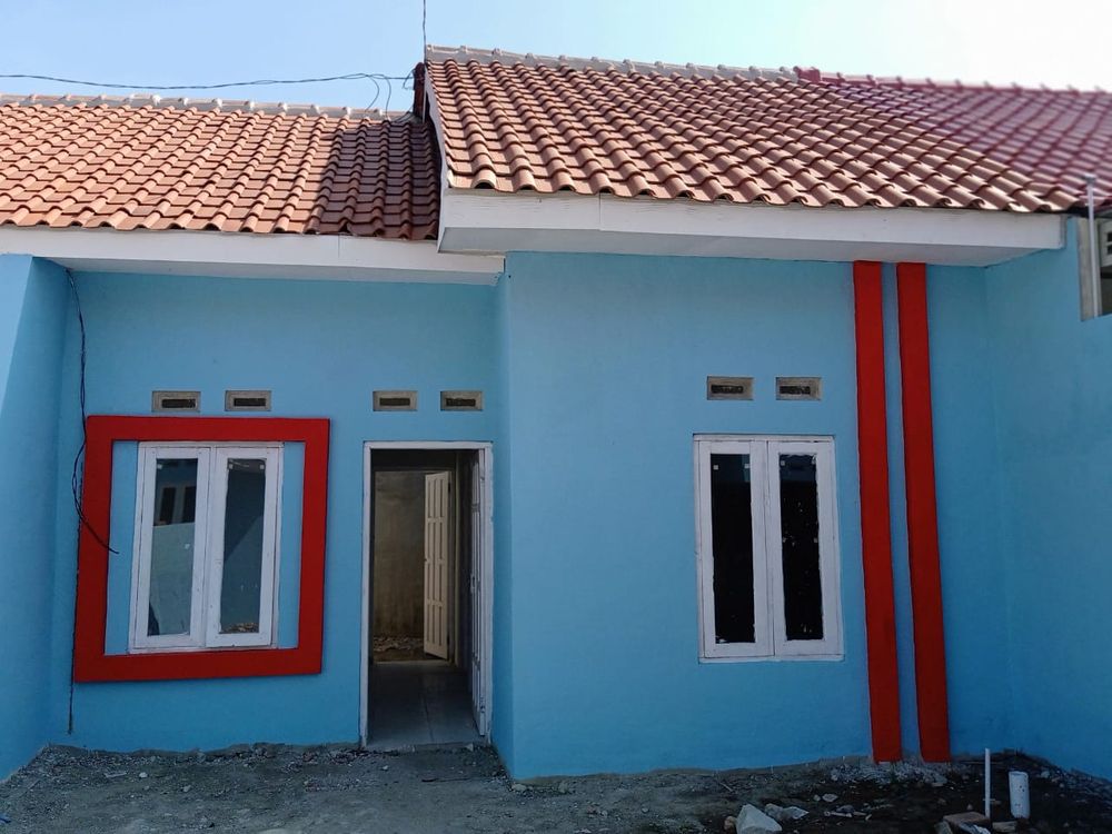 foto tampak rumah tipe 30/60 perumahan citra jaya joho 1