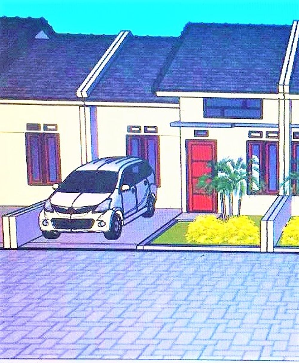 foto tampak rumah tipe 36 perumahan PERUM. AMANAH BANOA CITY