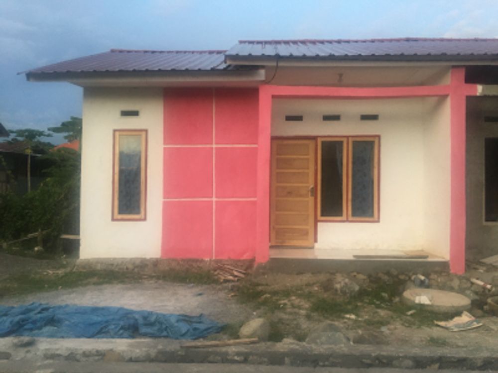 foto tampak rumah tipe 36/84 perumahan Perum. Bumi Malasari Permai