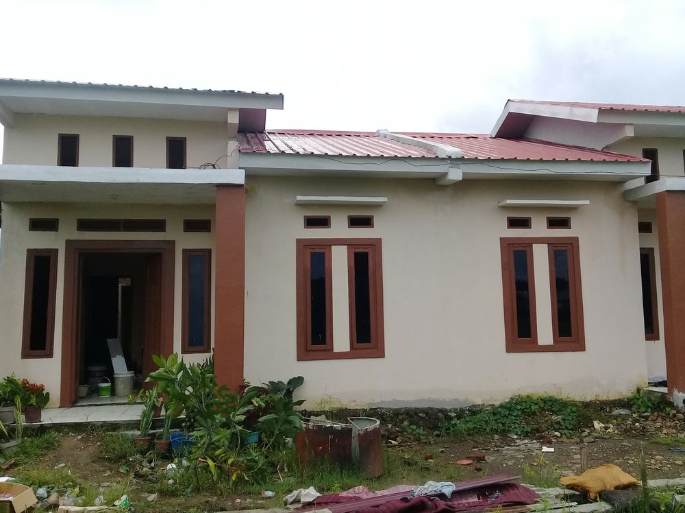 foto tampak rumah tipe 36 perumahan SABINTANG CITY