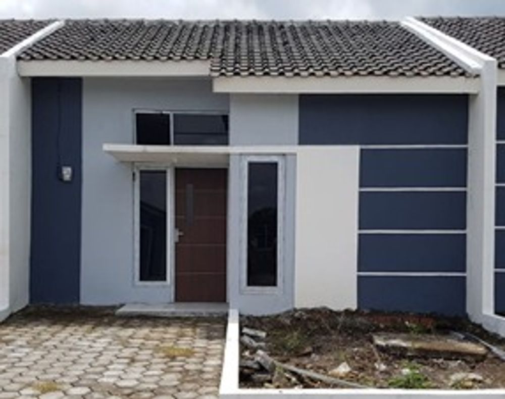 foto tampak rumah tipe 27/60 perumahan Rowosari megah asri 2 extension