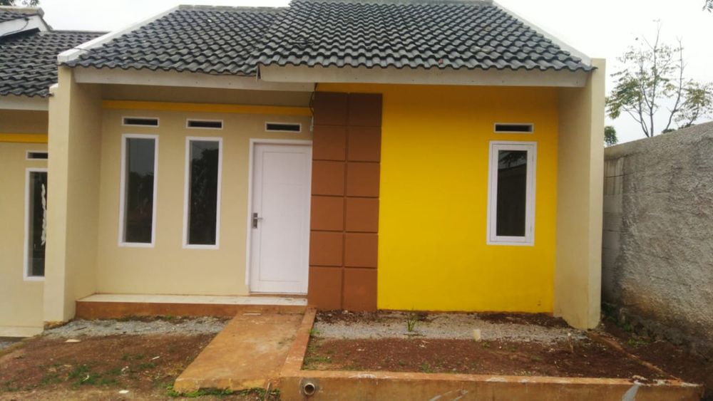 foto tampak rumah tipe 36/60 perumahan PURI INDAH SARI