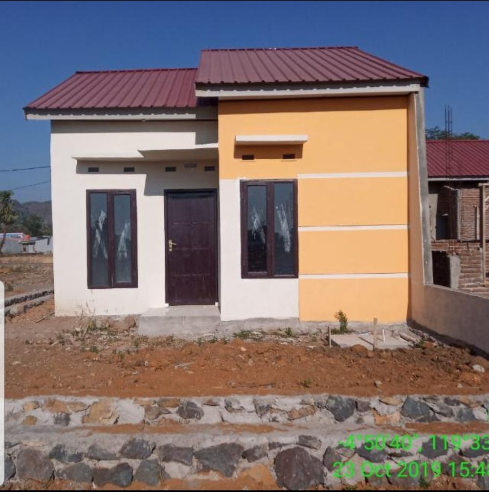 foto tampak rumah tipe 36 perumahan Nayla Residence 2