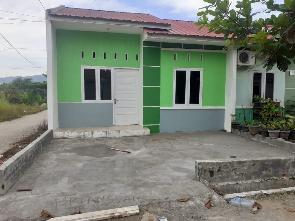 foto tampak rumah tipe Subsidi perumahan Griya Padang Matinggi