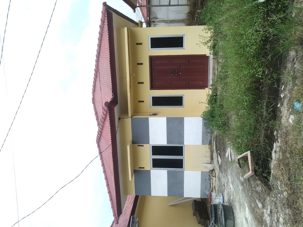 foto tampak rumah tipe 36 perumahan Meranti Koba Estate