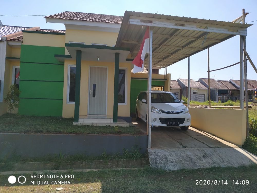 foto tampak rumah tipe 46/116 perumahan Pesona Griya Batang 4&5