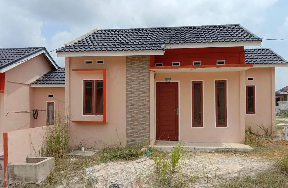 foto tampak rumah tipe 36 perumahan Bumi Lago Permai