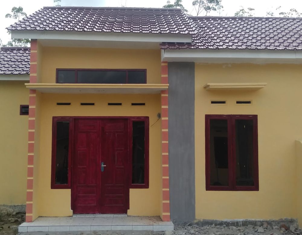 foto tampak rumah tipe 36/116 perumahan Bunut Garden