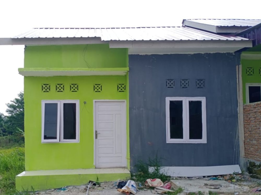 foto tampak rumah tipe 36 perumahan Martoba Land