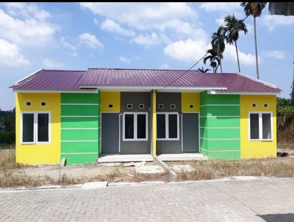 foto tampak rumah tipe 36 perumahan PERTANGGA BATU RESIDENCE