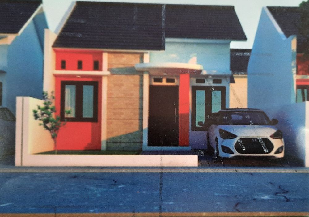 foto tampak rumah tipe 36 perumahan RSH Griya Ar-Rasyid Indah 01