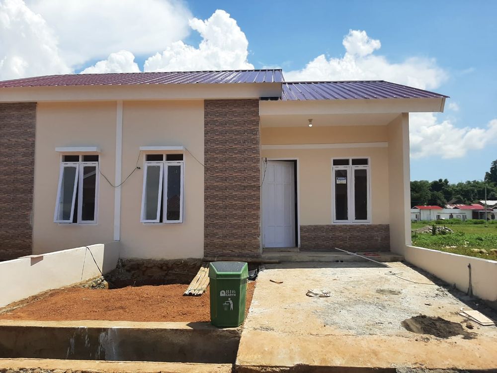 foto tampak rumah tipe 36/72 perumahan KUPA PARK CITY