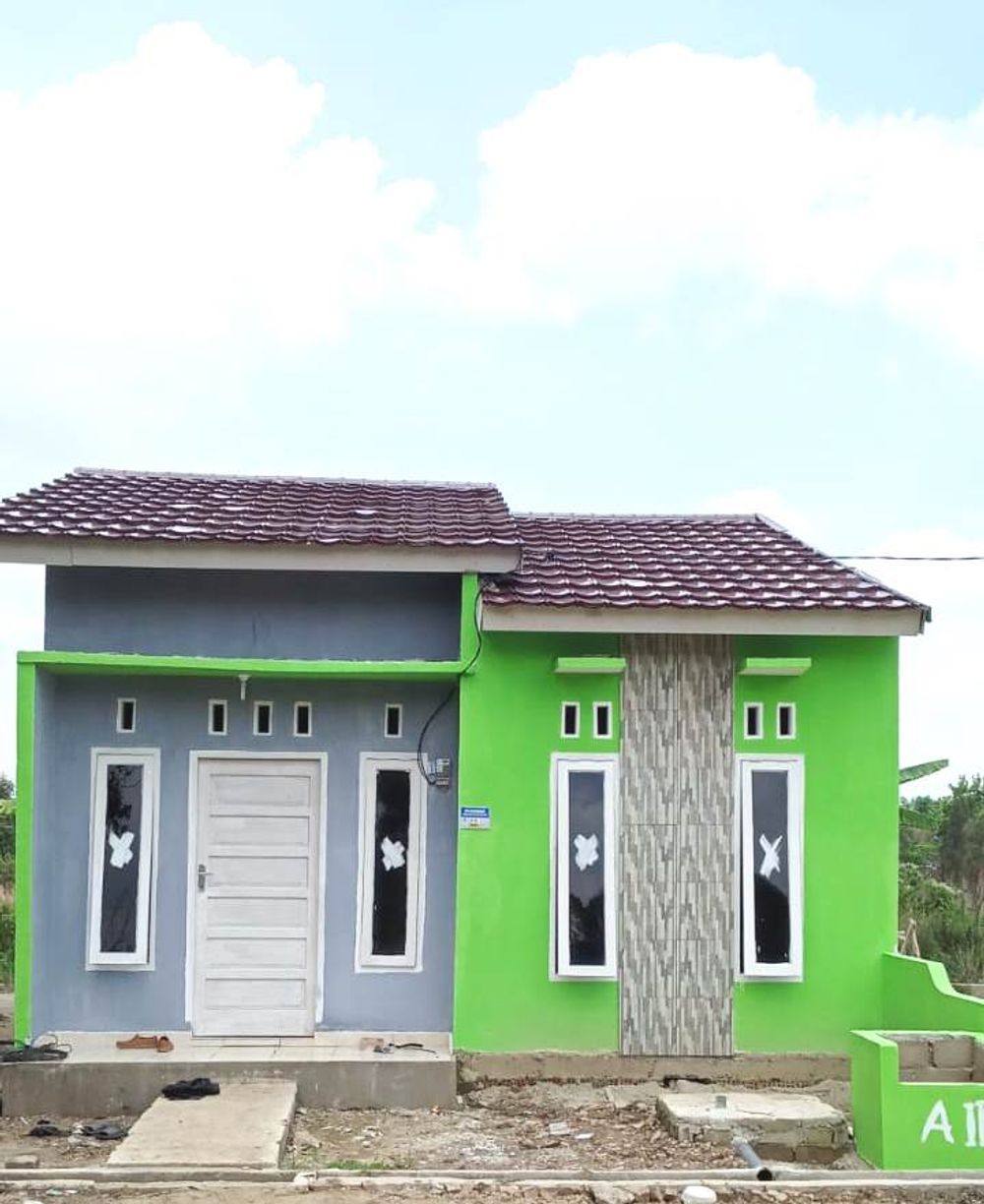 foto tampak rumah tipe RSH SUBSIDI perumahan GRIYA INSANI MULIA 3