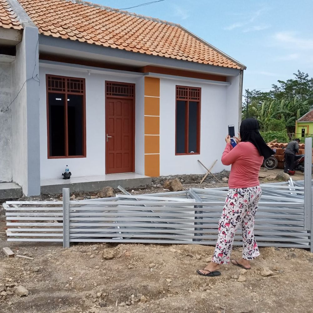 foto tampak rumah tipe 30 perumahan GRIYA PERMAI II