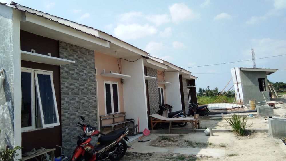 foto tampak rumah tipe 36/84 perumahan GREEN ORLANDO RESIDENCE