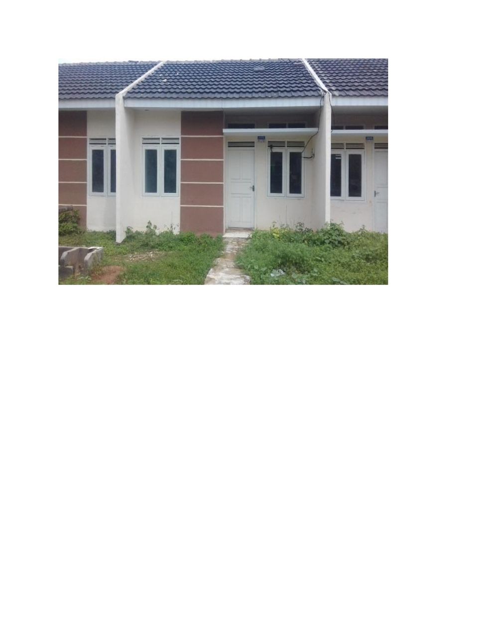 foto tampak rumah tipe L21 perumahan KOTA BATARA 