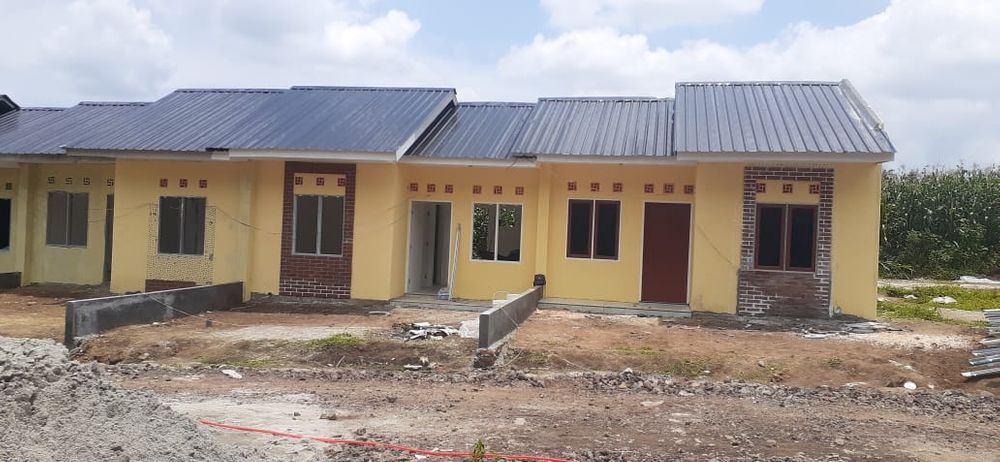 foto tampak rumah tipe 36 perumahan PESONA INDAH SINGGALANG