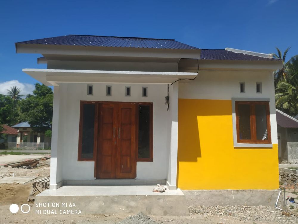foto tampak rumah tipe 36 perumahan BUMI FARINASA HUNGGALUWA 2