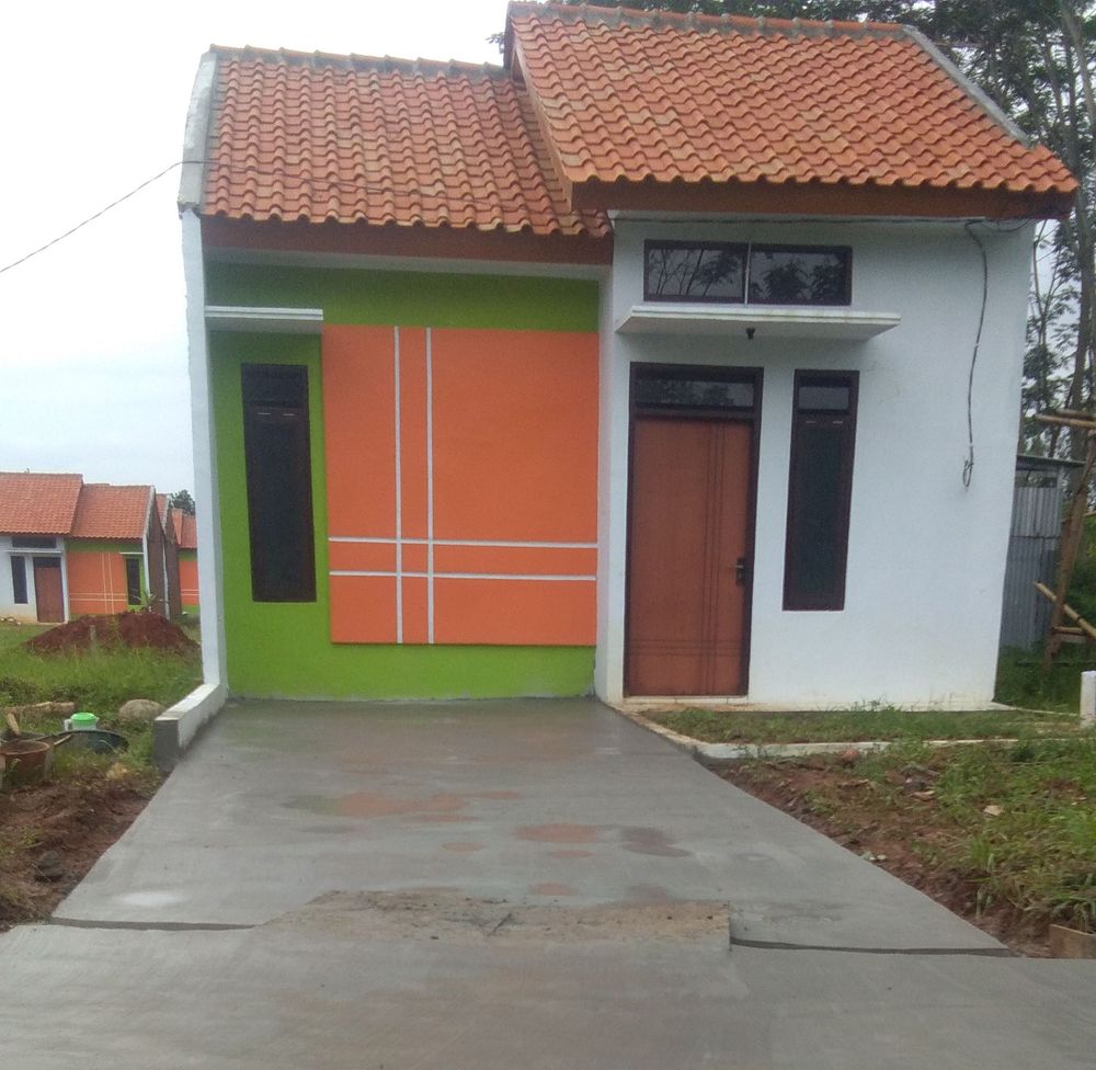 foto tampak rumah tipe 30 perumahan Mekar Agung Residence 2