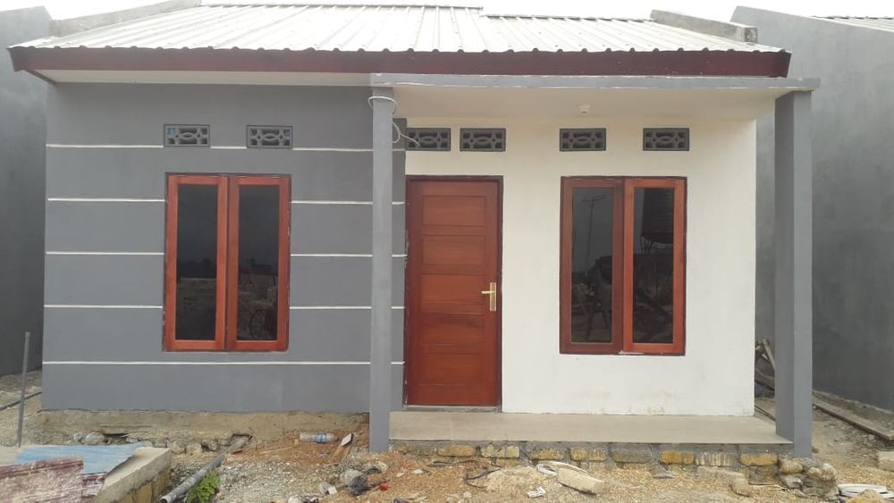 foto tampak rumah tipe 36 perumahan ANUGERAH REGENCY HOLTEKAMP