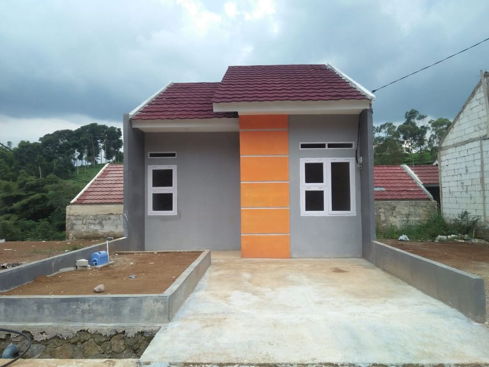 foto tampak rumah tipe 30/60 perumahan Pasir Jambu Regency 01