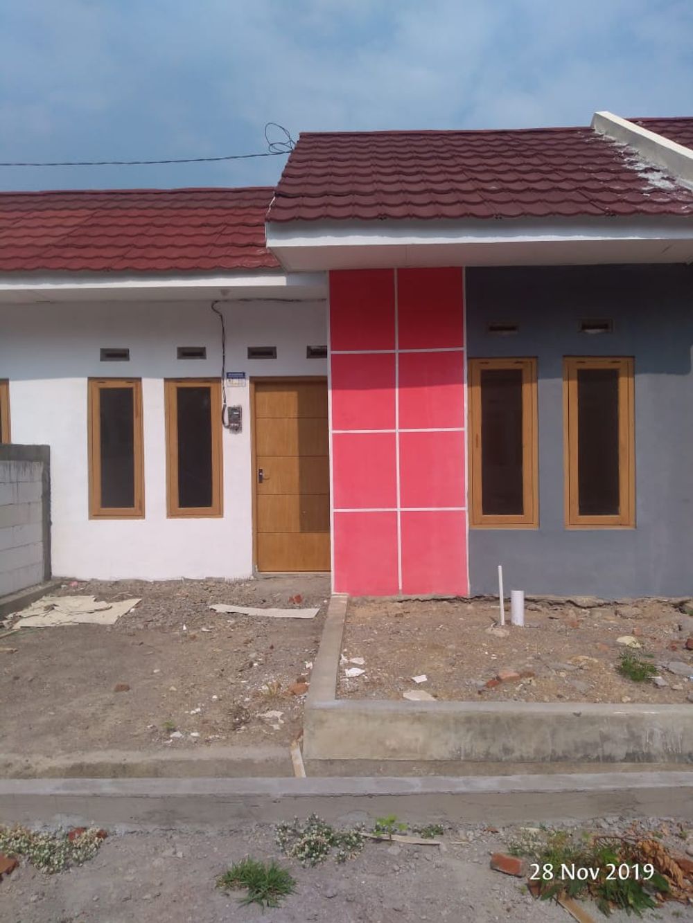 foto tampak rumah tipe 32/66 perumahan BUMI CENGKLIK ASRI