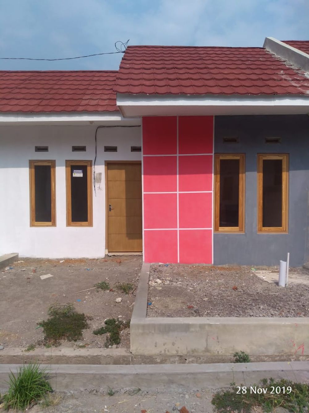 foto tampak rumah tipe 32/62 perumahan BUMI CENGKLIK ASRI