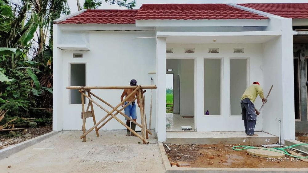 foto tampak rumah tipe 36/66 perumahan WULUH ASRI