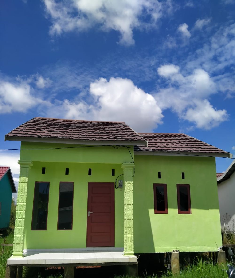 foto tampak rumah tipe 36 perumahan KOMPLEK HAMPARAN WARGA INDAH IX