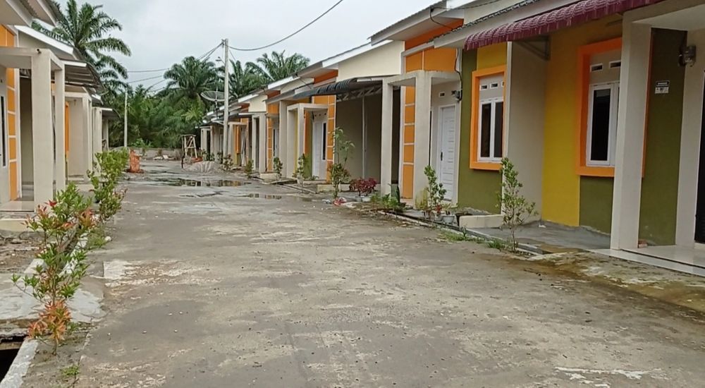 foto tampak rumah tipe subsidi perumahan ARYA GRAHA 6