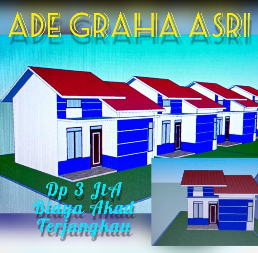 foto tampak rumah tipe 36 perumahan ADE GRAHA BUMI ASRI