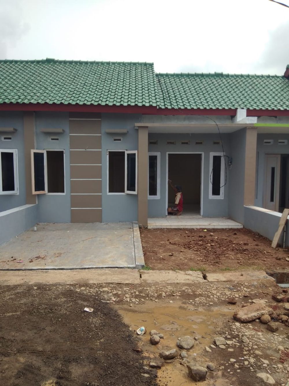 foto tampak rumah tipe SUBSIDI perumahan REYHAN RESIDENCE GALANGPENGAMPON