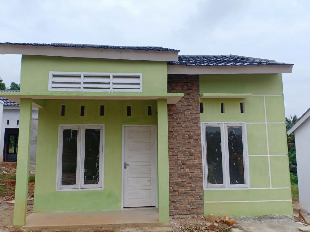 foto tampak rumah tipe 36 perumahan Mutiara Dinda