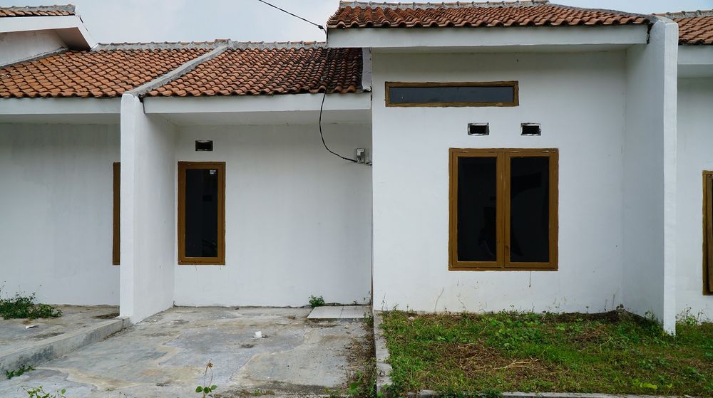 foto tampak rumah tipe 36/72 perumahan Griya Lestari
