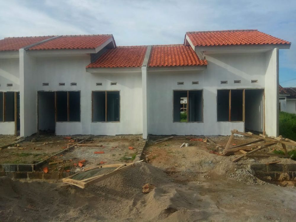 foto tampak rumah tipe 30/60 perumahan Griya Lestari