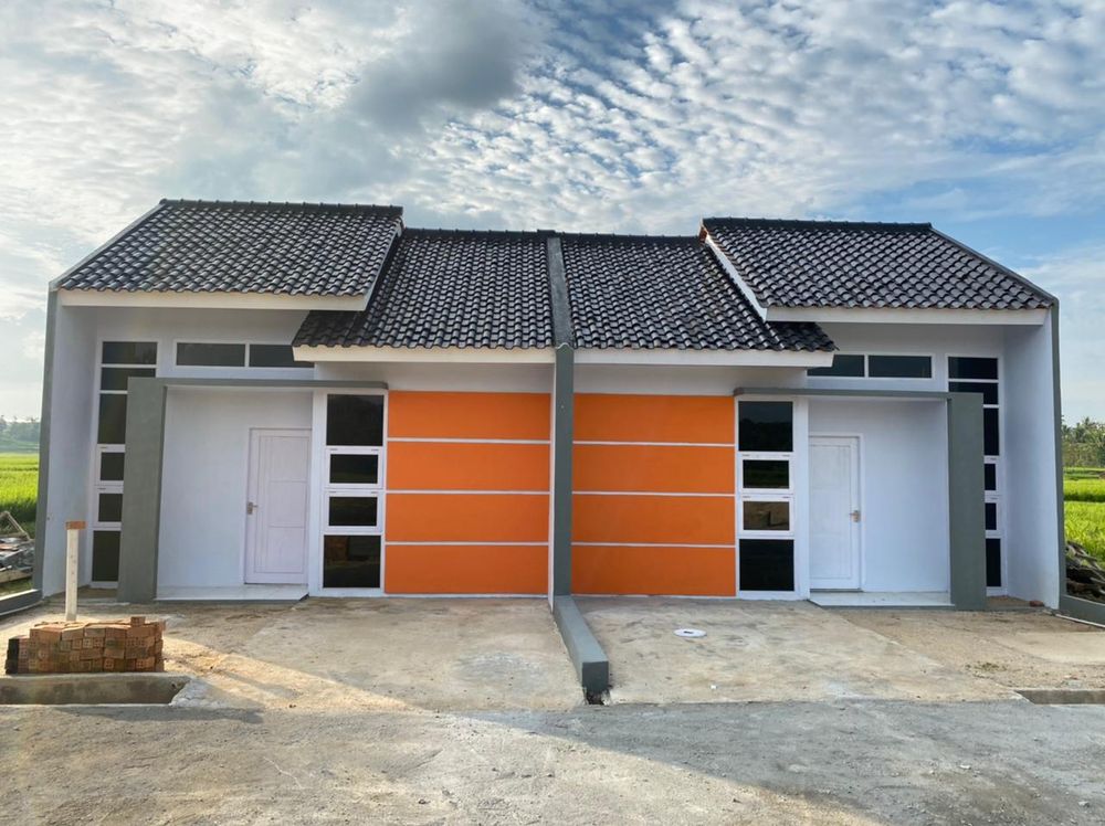 foto tampak rumah tipe 36 perumahan Perdana Village 2