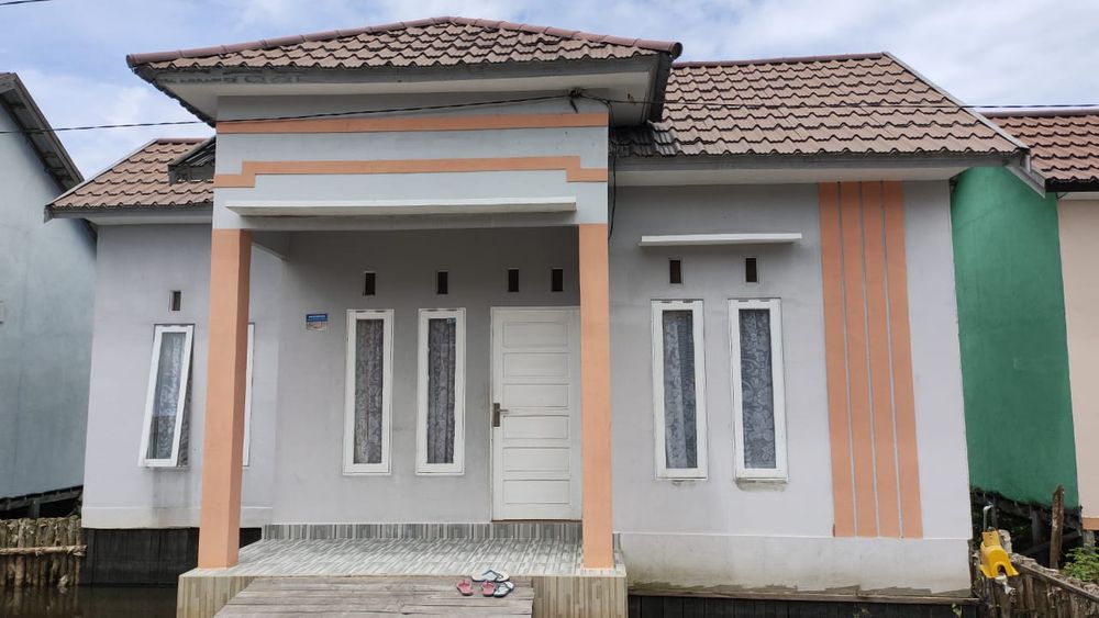 foto tampak rumah tipe 36 perumahan Purnama Mandiri