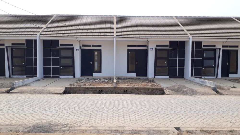 foto tampak rumah tipe 30/60 perumahan Lebak jaya residence