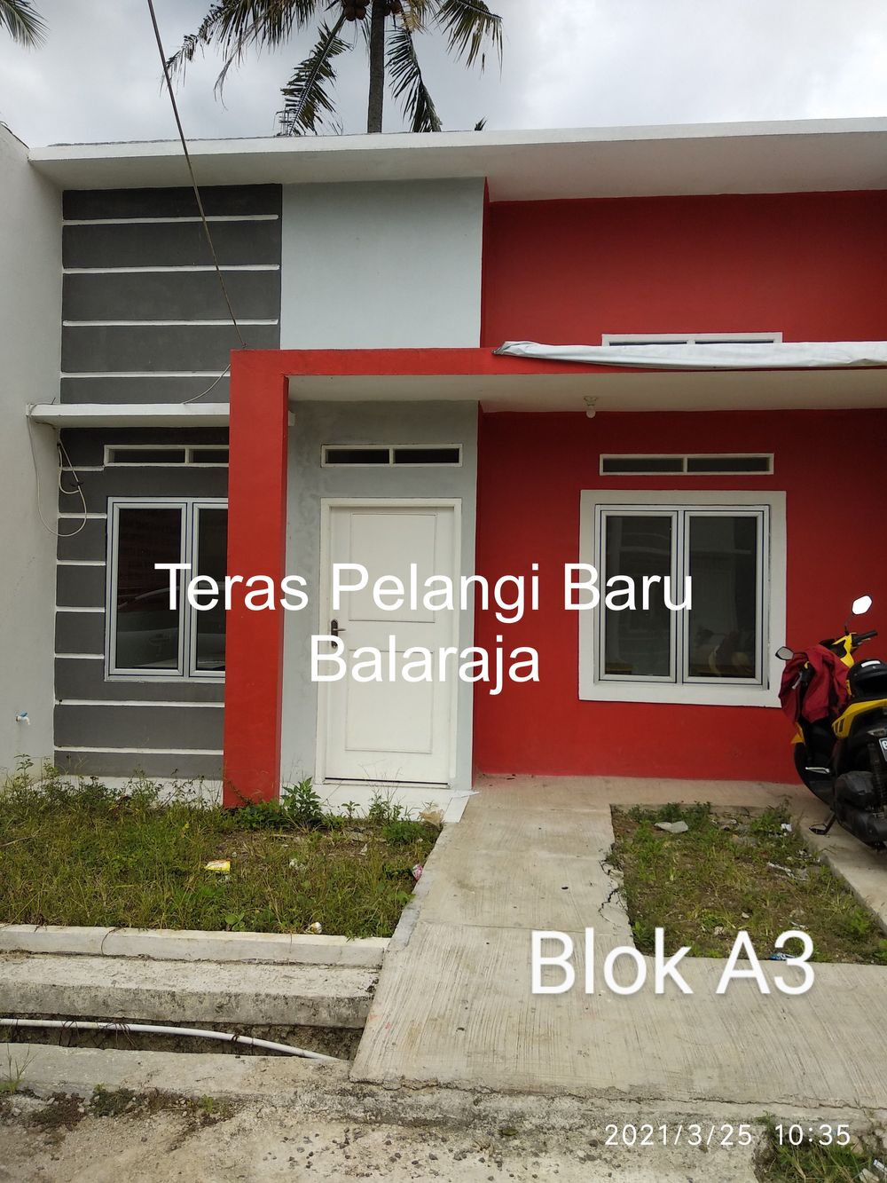 foto tampak rumah tipe 30/60 perumahan Perumahan Teras Pelangi Baru 
