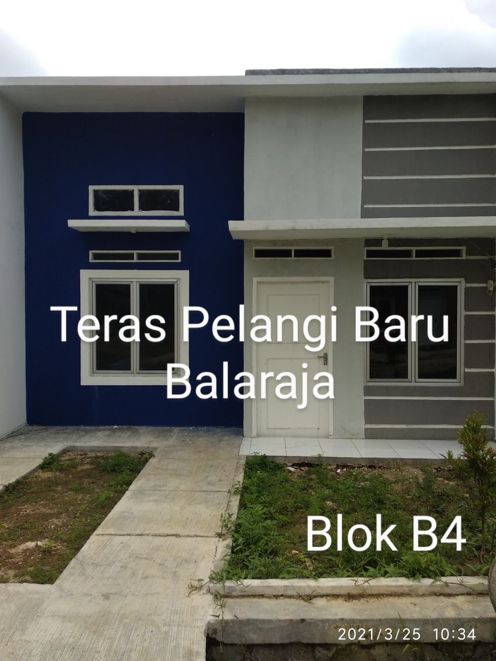 foto tampak rumah tipe 30/60 perumahan Perumahan Teras Pelangi Baru 